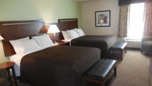 Elko hotel room 2 beds