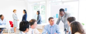 Business people meeting in the meeting space