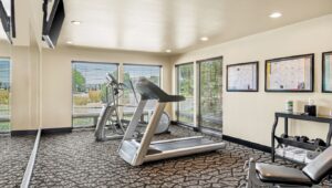Ledgestone Hotel Billings Fitness Center with Treadmill and Elliptical Machine