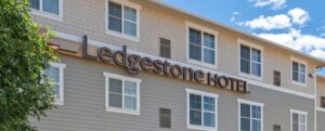 Ledgestone Hotel Sign