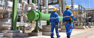 Refinery Workers on the job