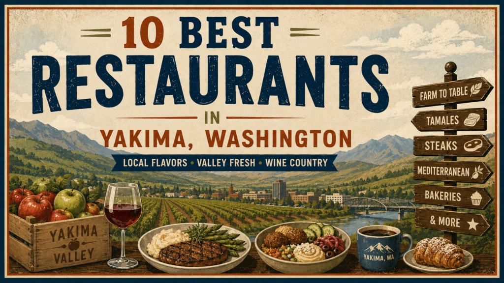 Illustration of Best Restaurants in Yakima WA