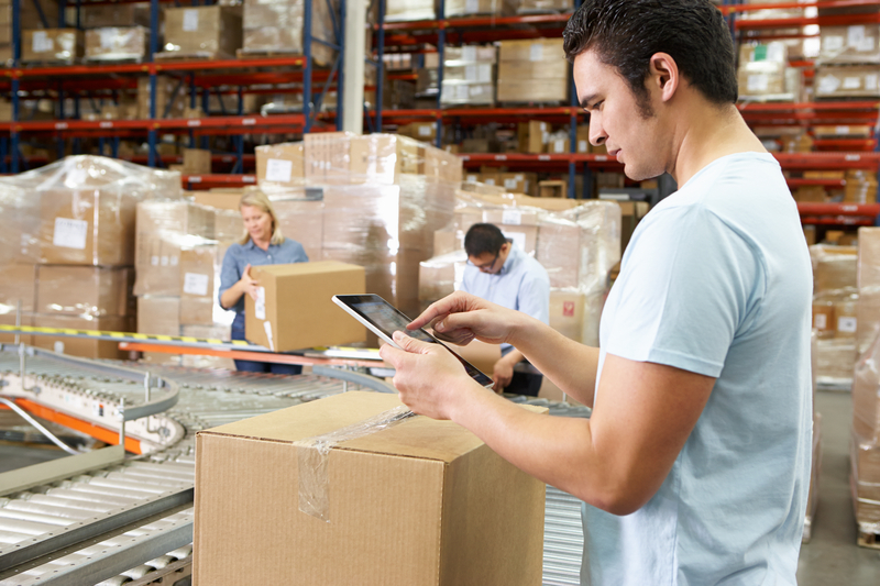 Seasonal worker in a warehouse